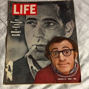 Vintage LIFE Magazine March 21 1969 | Woody Allen & Bogart Cover